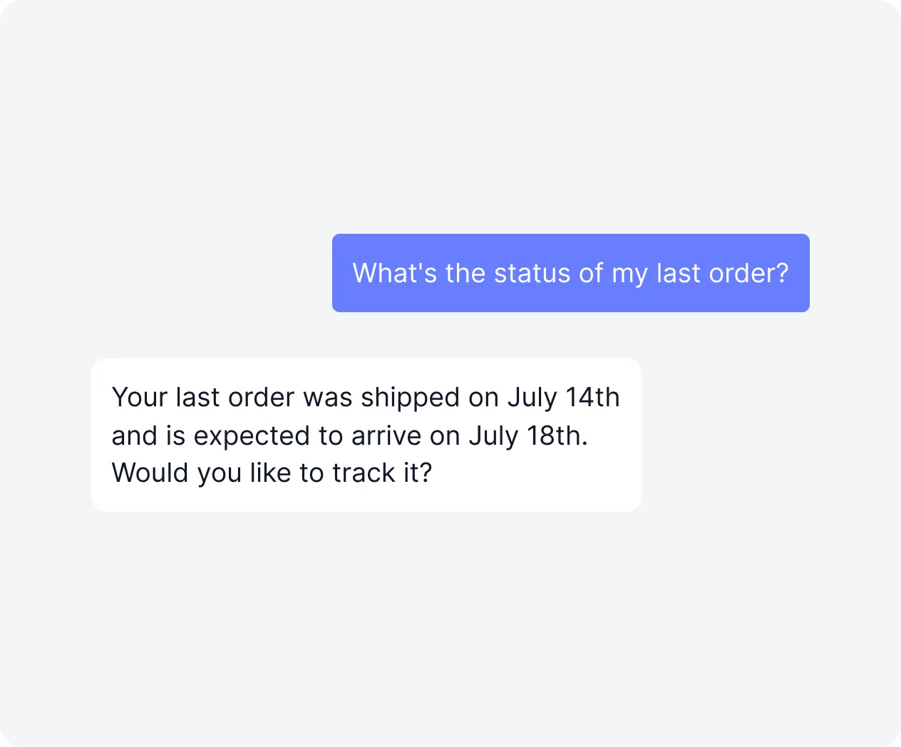 Context-aware assistant answering inside the app