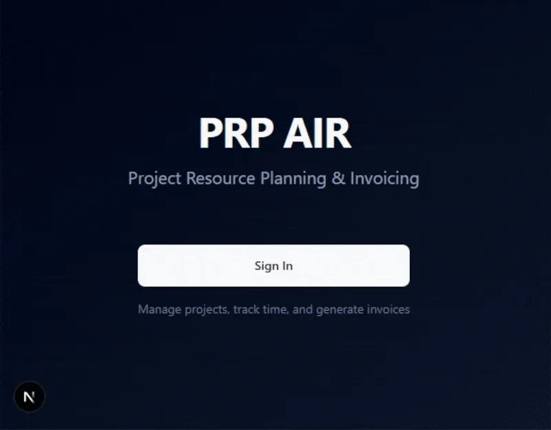 An animated walkthrough of the finished Project Resource Planning app: multi-project overview, allocation grids, and timeline views